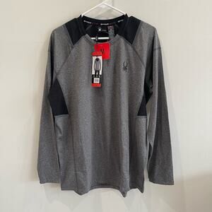 NWT Men's Medium Spyder Active Moisture Wicking Long Sleeve Shirt